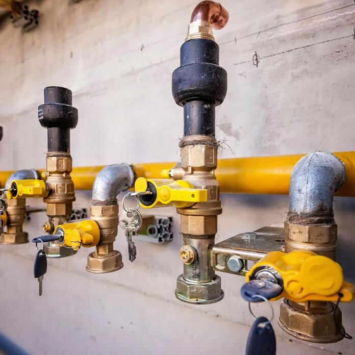 Gas Heating Setup